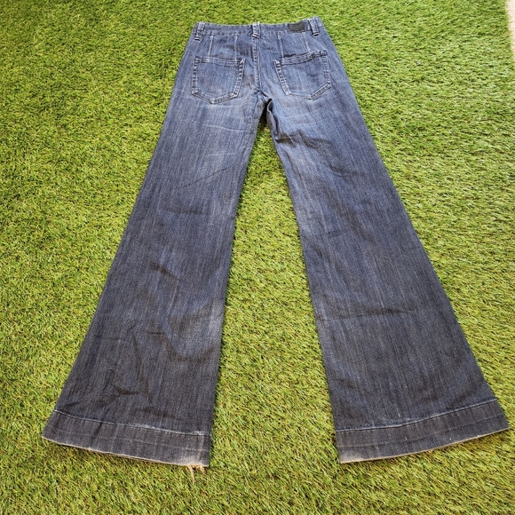 nora jeans Denim - Vintage Y2K Womens Bell Bottom Flair Jeans. Vintage Denim 90s